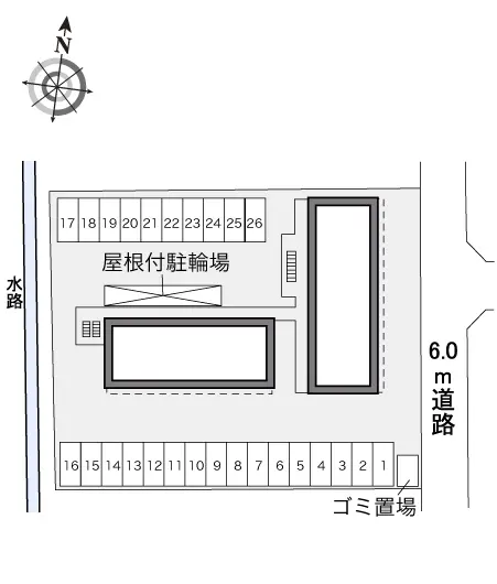 ★手数料０円★茅ヶ崎市菱沼　月極駐車場（LP）